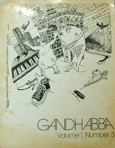 Item #18921 Gandhabba Volume 1, Number 3. Tom Savage, Gerard Malanga Jackson Mac Low, Bernadette Mayer, Jim Brodey, Alice Notley.