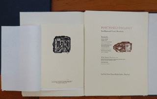 Item #19210 Portfolio One / 1983; Ten Illustrated Poetry Broadsides. with original, John De Pol...