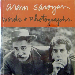 Item #19238 Words & Photographs (Signed, Review Copy). Aram Saroyan