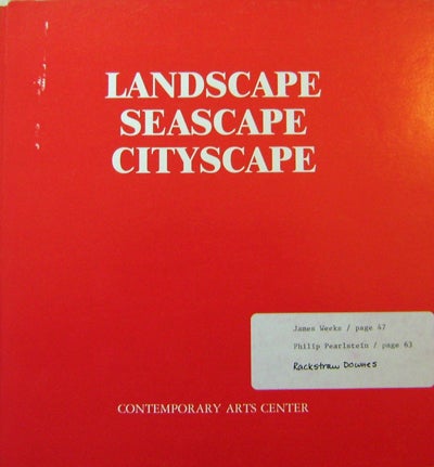 Item #19262 Landscape Seascape Cityscape. Lowery S. Art - Sims, Alex Katz Nell Blaine, Philip Pearlstein, Wayne Thiebaud, Alfred Leslie, Karel Appel.