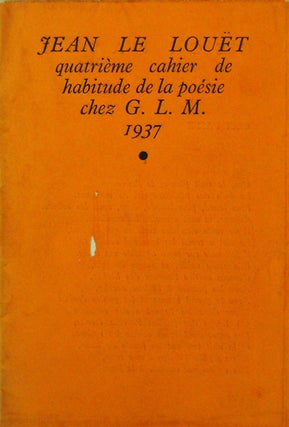 Item #19288 Ceci Passe. Jean Le Louet