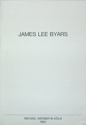 Item #19535 James Lee Byars. James Lee Art - Byars