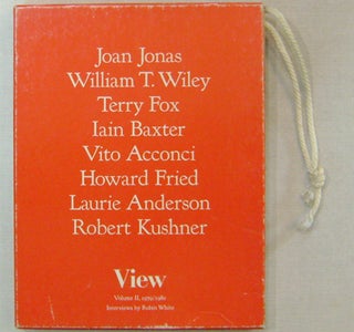 Item #19606 View Volume II 1979 / 1980. Robin Art Periodicals - White, Interviewer, Joan Jonas /...