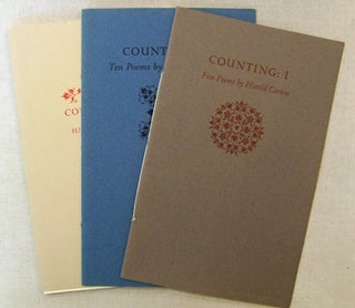 Item #19684 Counting : I / Counting: II / Counting: III (Three Volume Set - all Signed). Harold...