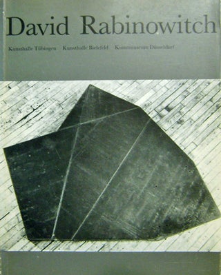 Item #19740 David Rabinowitch - Sculptures with Selected Sketches, Plans and Notes. David Art -...