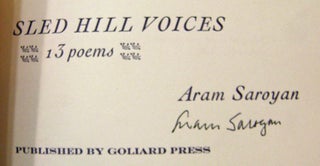 Sled Hill Voices (Signed)