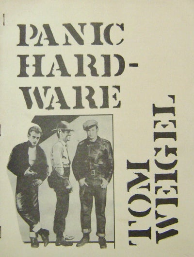 Item #19876 Panic Hardware (Signed). Tom Weigel.