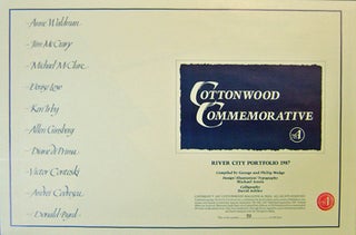 Item #19907 River City Portfolio 1987 - Cottonwood Commerorative Broadsides. George Wedge,...