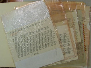 Item #20016 Collection of Correspondence Between Marvin Bell and Charles Simic - 11 T.L.S. and 2...