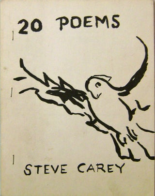 Item #20061 20 Poems (Inscribed by Carey and Signed by Notley). Cover, Alice Notley