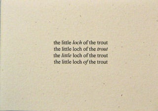 Item #20073 The Little Loch Of The Trout. Thomas A. Clark