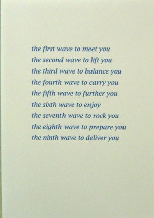 Item #20076 Nine Waves. Thomas A. Clark