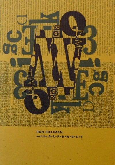 Item #20426 Ron Silliman and the Alphabet (Inscribed). Ron Silliman.