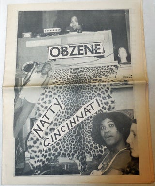 Item #20584 Obzene April 1982. Underground Newspaper - Cincinnati Music Zine