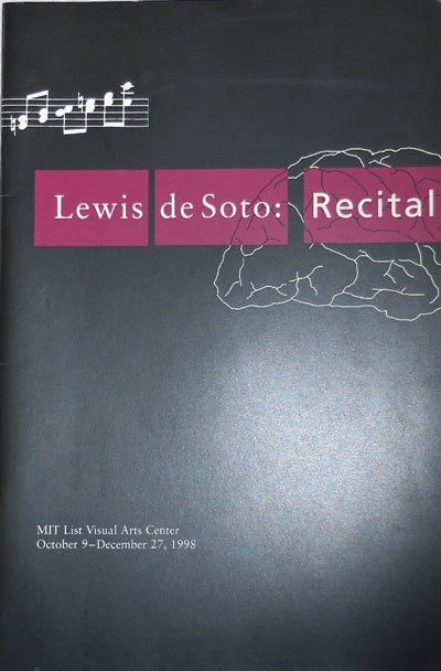 Item #20707 Lewis de Soto: Recital. Lewis Art - de Soto.