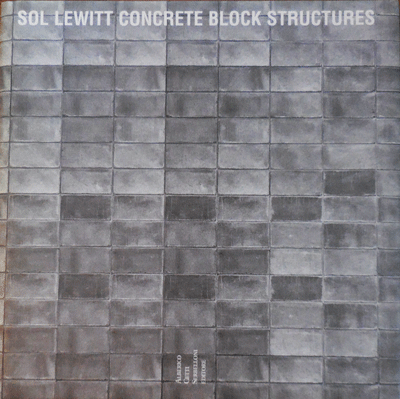 Item #20804 Concrete Block Structures (Inscribed). Sol Art - Lewitt.