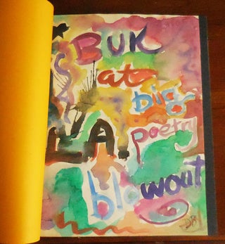 Buk At Big L.A. Poetry Blowout (Signed Limited Edition with Original Art)