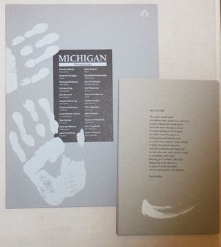 Item #21050 Michigan Broadsides. Broadsides - Charles Baxter / Andrew Carrigan / Nicholas...