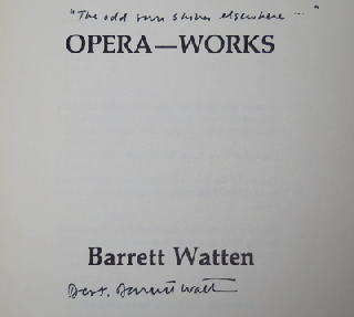 Opera = Works (Inscribed)