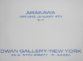 Offset Color Poster for 1965 Dwan Gallery Exhibition (For Instance, Instant)