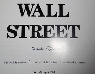 Wall Street (Signed Limited Edition)