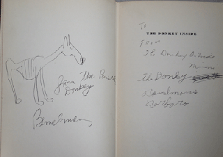 The Donkey Inside (Inscribed with Original Drawing of a Donkey)