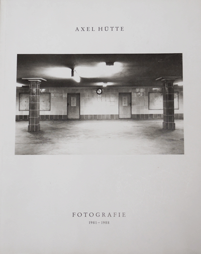 Item #22202 Fotografie 1981-1988 (Signed). Axel Photography - Hutte.