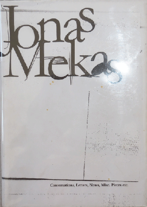Item #22276 Jonas Mekas Conversations, Letters, Notes, Misc. Pieces etc. Jonas Film - Mekas