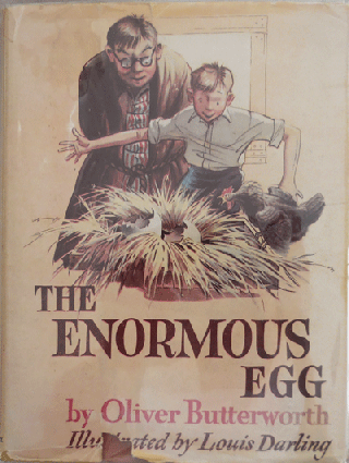 Item #22306 The Enormous Egg. Oliver Children's - Butterworth, Louis Darling