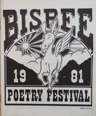 Item #22701 Bisbee Poetry Festival Program Guide. Ted Berrigan, Jackson Alice Notley / Mac Low,...