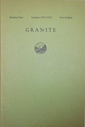 Item #22838 Granite Number Four. George M. Young, Jr., William Stafford Russell Banks, Shuzo...