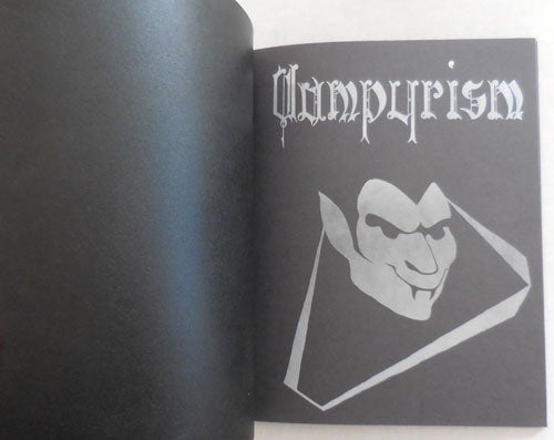 Item #22893 Vampyrism (Signed). Vampyrism - Keefer Artist Book, Gloria Constance.