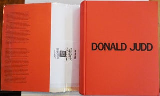 Donald Judd Catalogue Raisonne of Paintings, Objects and Wood-Blocks 1960 - 1974 (Inscribed)