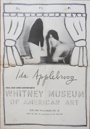 Item #23016 Whitney Museum Art Exhibition Poster for a 1978 Show of Material by Ida Applebroog....