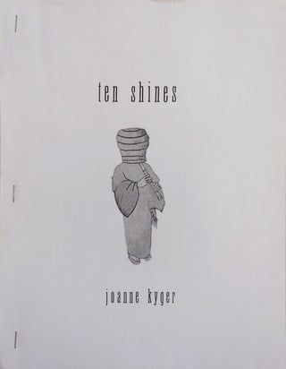 Item #23085 Ten Shines (With T.L.S. from the publisher). Joanne Kyger, Nemi Frost