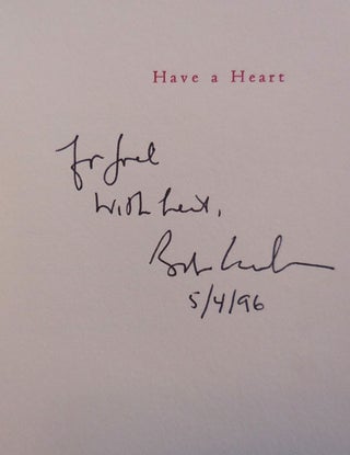 Have A Heart (Inscribed)