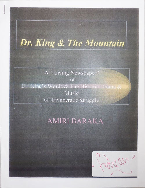 Item #23171 Dr. King & The Mountain. Amiri Baraka.