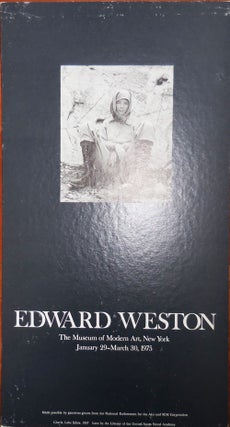 Item #23396 Edward Weston at The Museum of Modern Art 1975 (Poster mounted on fiberboard). Edward...