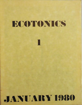 Item #23820 Ecotonics I. William Botzow / Ray Friendly / Michael Gregory / Ernie Guindon