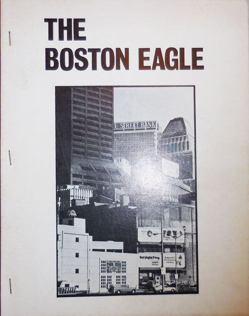Item #23821 The Boston Eagle (At Home). William Corbett Lee Harwood, John Wieners, Lewis Warsh, William Corbett.