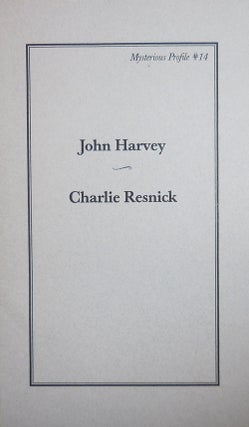 Item #23838 Charlie Resnick (Mysterious Profile #14). Hohn Crime - Harvey