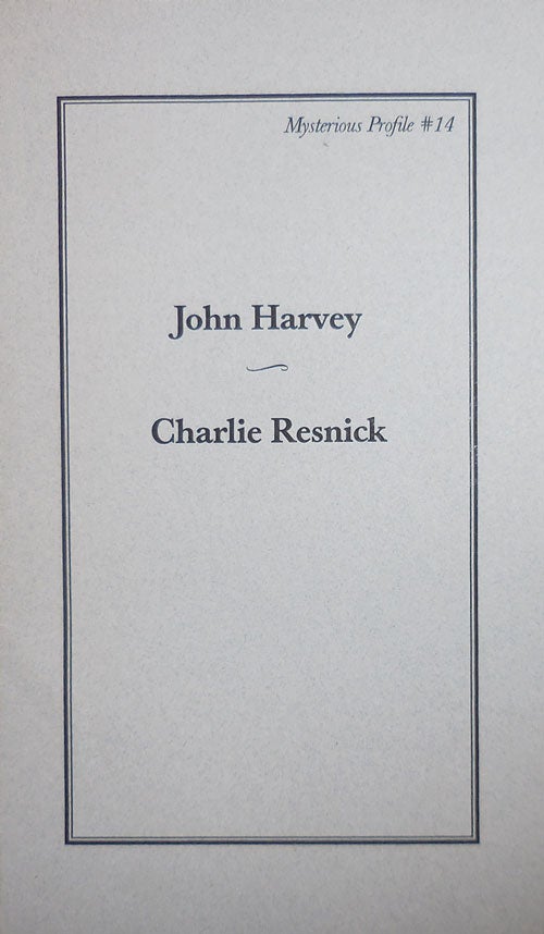 Item #23838 Charlie Resnick (Mysterious Profile #14). Hohn Crime - Harvey.
