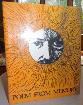 Item #23993 Poem From Memory (Signed Limited Edition). Keith Waldrop, Illustrations Linda Lutes