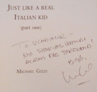 Just Like A Real Italian Kid (Inscribed)