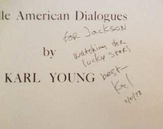 Questions & Goddesses from Middle American Dialogues (Inscribed to Jackson MacLow)