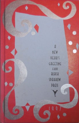 Item #24132 A New War; A New Year's Greeting from Black Sparrow Press 1997. Charles Bukowski