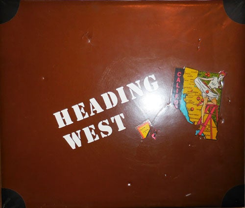 Item #24133 Heading West - A Souvenir Album. Frank Artist Book - Paluch.