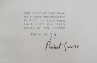 Ten Poems More (Signed Limited Edition)