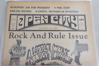Open City Number 34 (Dec 22 - 28); Rock and Rule Issue. John Underground Newspaper - Bryan.