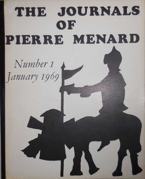 Item #24365 The Journals of Pierre Menard Number 1. Anthony Rudolf, Peter Hoy, Michael Hamburger.